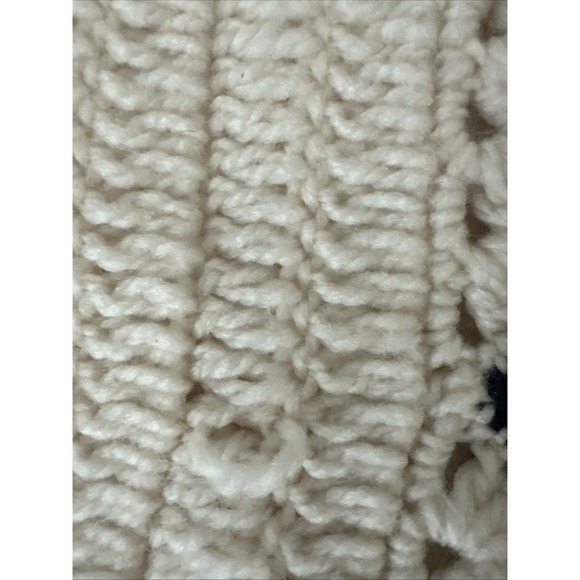 Vintage‎ Knit Sweater crochet granny square Grandpa Core large handmade Puritan - Picture 7 of 8